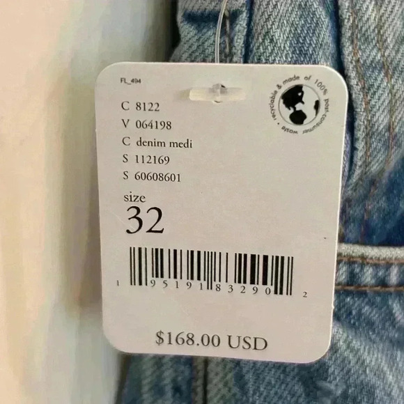 Free People Boyish The Toby Relaxed Taper Jeans Size 32 - Picture 4 of 6